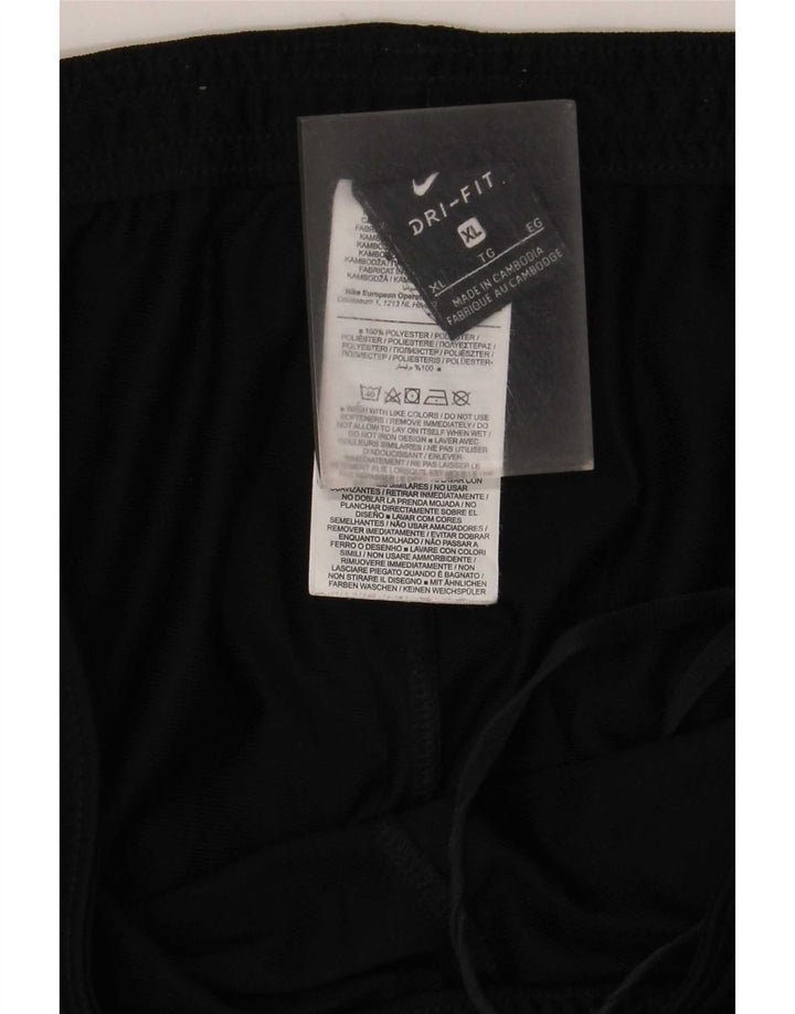 Nike Herre Dri Fit træningsdragt Bukser XL Sort Colourblock Polyester