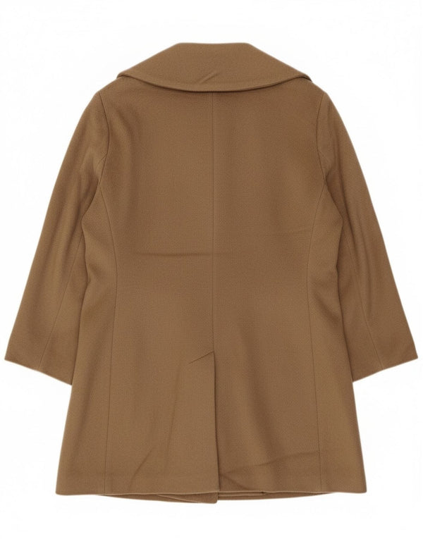 Calvin Klein Dame Oversized Overfrakke UK 18 XL Beige Uld