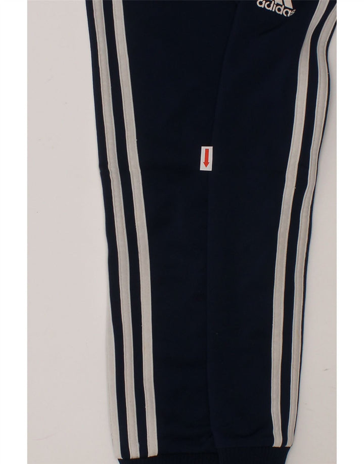 ADIDAS Boys Tracksuit Trousers Joggers 2-3 Years  Navy Blue Polyester Vintage Adidas and Second-Hand Adidas from Messina Hembry 