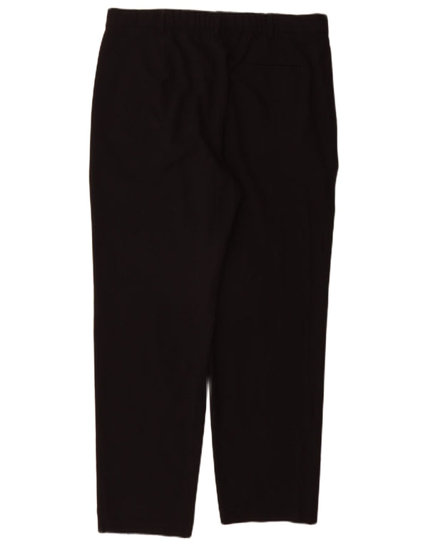 Marks & Spencer Damebukser med høj talje jakkesæt UK 14 Large W32 L30 Sort