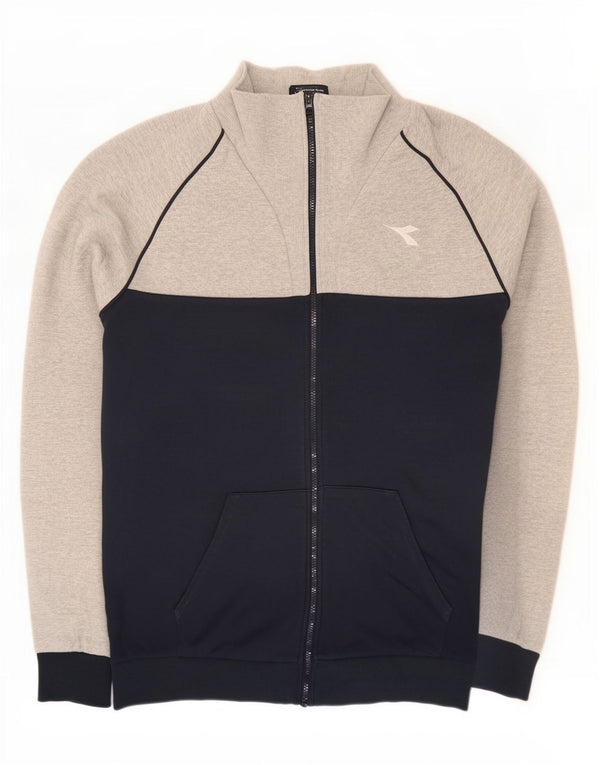 Diadora Træningsdragt til mænd Top jakke 3XL Grå Colourblock