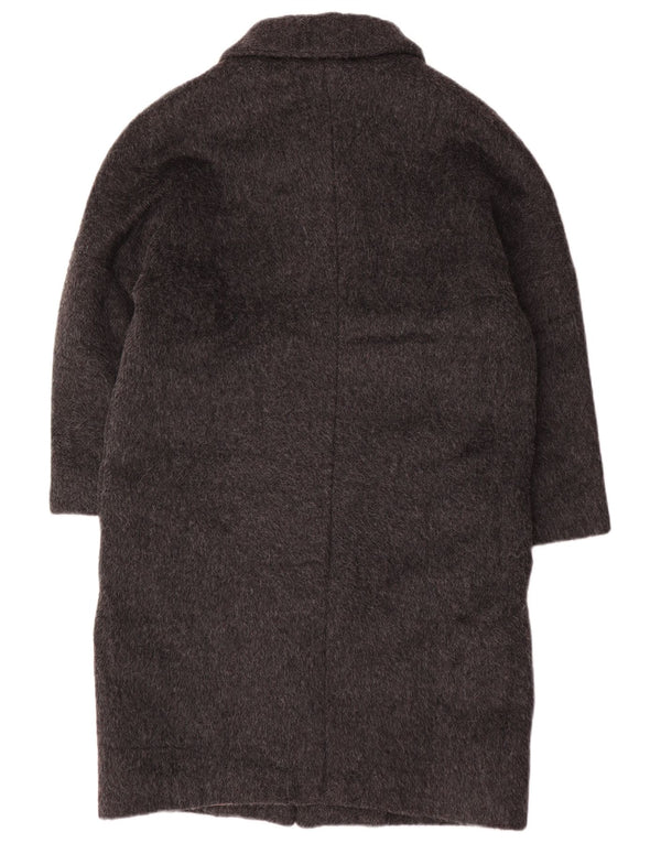 Intrend Dame Overfrakke UK 14 Large Grå Uld