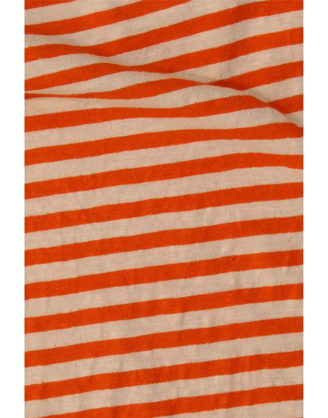 SCOTCH & SODA T-shirt top til kvinder DK 14 Stor orange stribet bomuld
