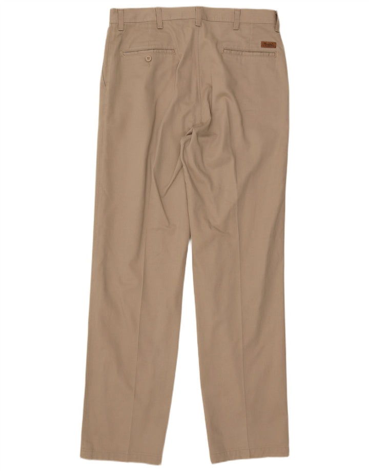WRANGLER Herre Pegged Chino Bukser W34 L34 Beige Bomuld