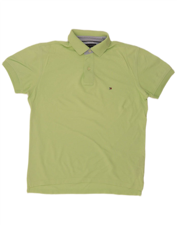 Tommy Hilfiger Herre poloshirt Medium Grøn Bomuld