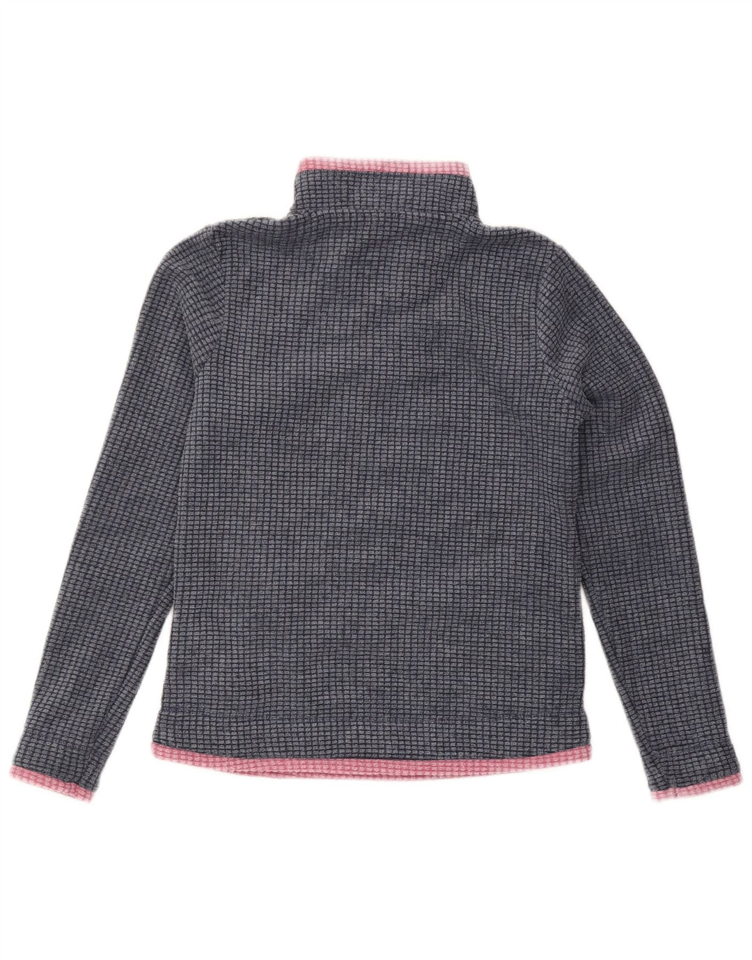 WEIRD FISH Fleecetrøje med lynlås til kvinder UK 8 Lille marineblå polyester