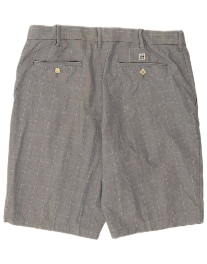 Marks & Spencer Chino Shorts til mænd W36 Large Grey Ternet Bomuld