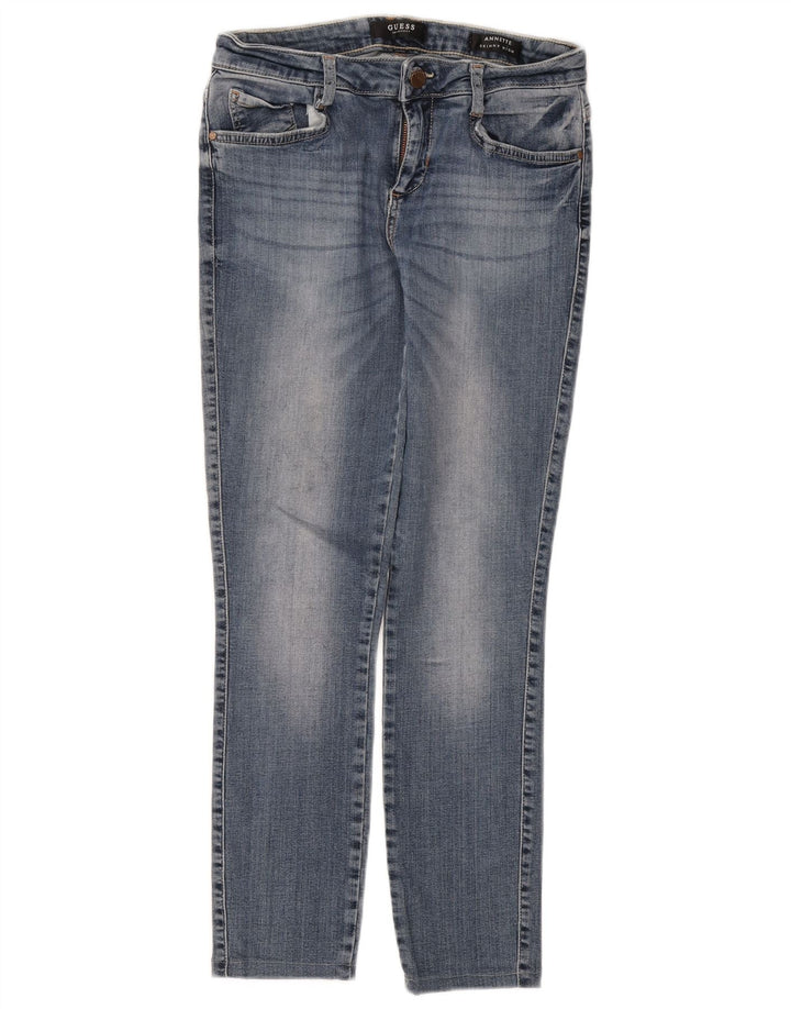 Guess Kvinder Annette Skinny Jeans W29 L26 Blå Bomuld