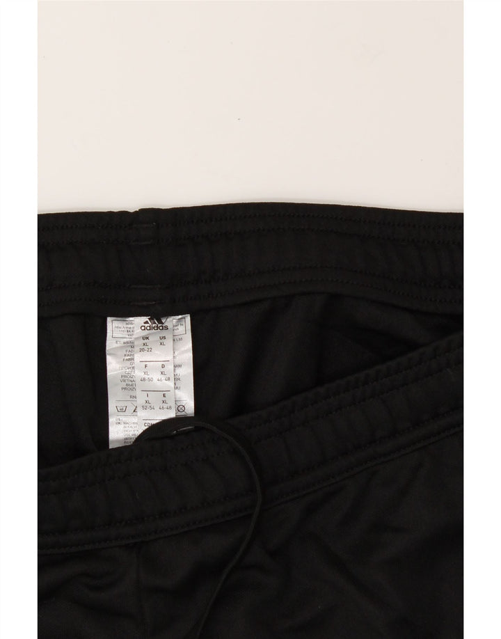 ADIDAS Womens Climacool Tracksuit Trousers UK 20/22 XL  Black Polyester Vintage Adidas and Second-Hand Adidas from Messina Hembry 