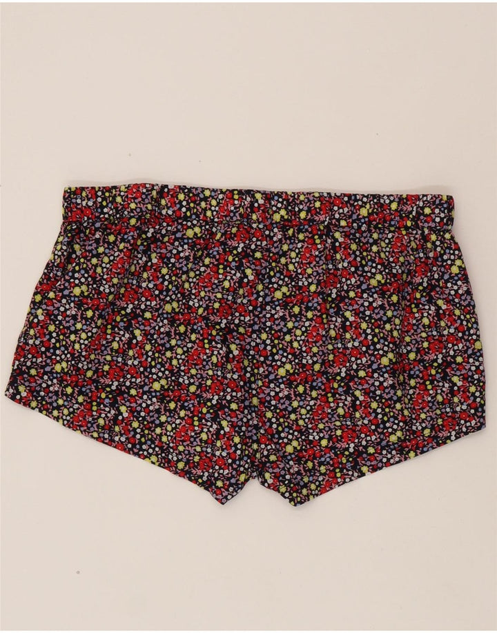 J. CREW Womens Sport Shorts UK 12 Medium  Multicoloured Floral Cotton Vintage J. Crew and Second-Hand J. Crew from Messina Hembry 