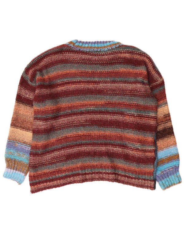 Urban Outfitters Womens Crew Neck Jumper Sweater UK 6 XS Multicoloured