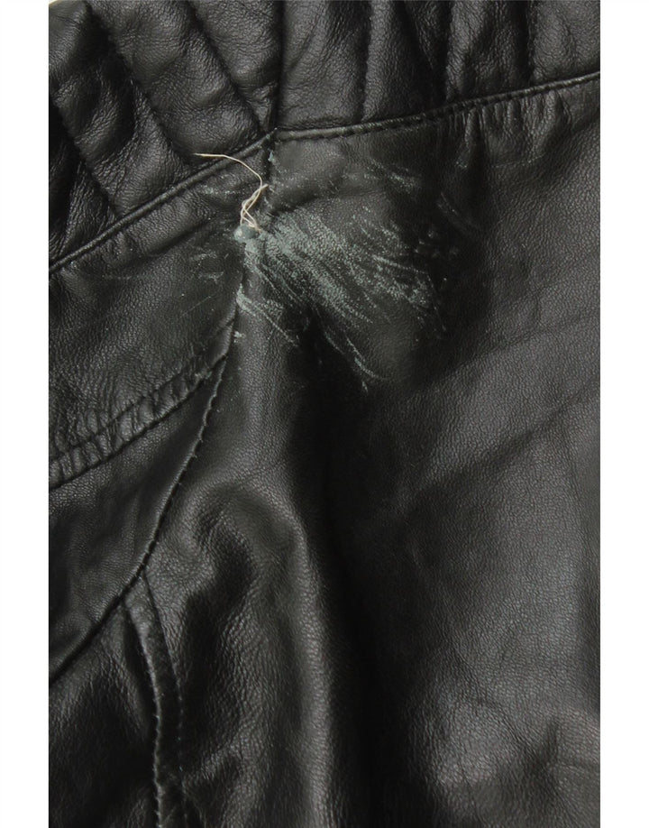 Conbipel Herre Læder Biker Jacket IT 54 XL Sort Læder