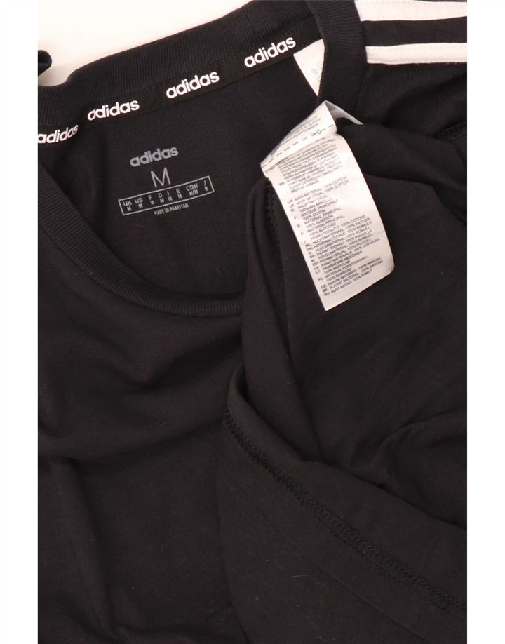 Adidas Herre Top Langærmet Medium Sort Bomuld