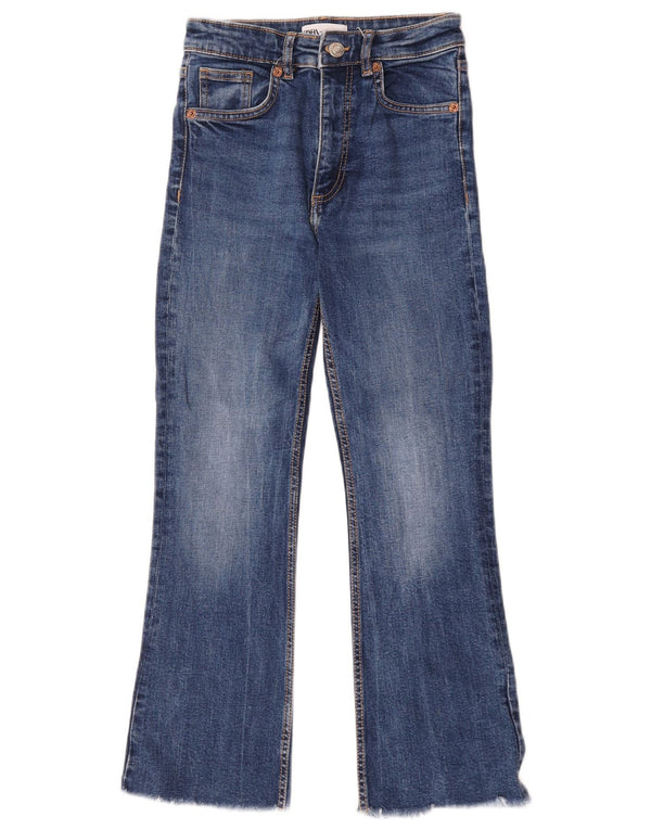 Zara Womens Bootcut Jeans EU 34 2XS W24 L25 Blue