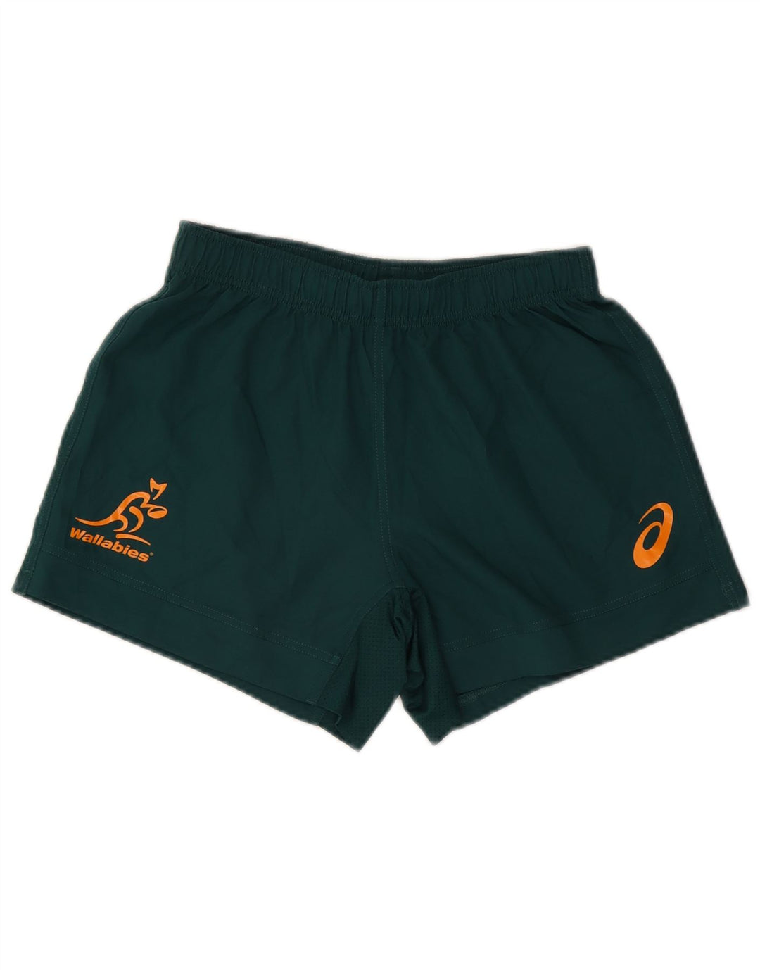 Asics Womens Wallabies grafiske sportsshorts UK 12 Medium Green Polyester