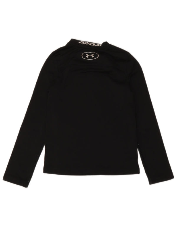 Under Armour Boys Cold Gear Grafisk Top Langærmet 6-7 år XS Sort