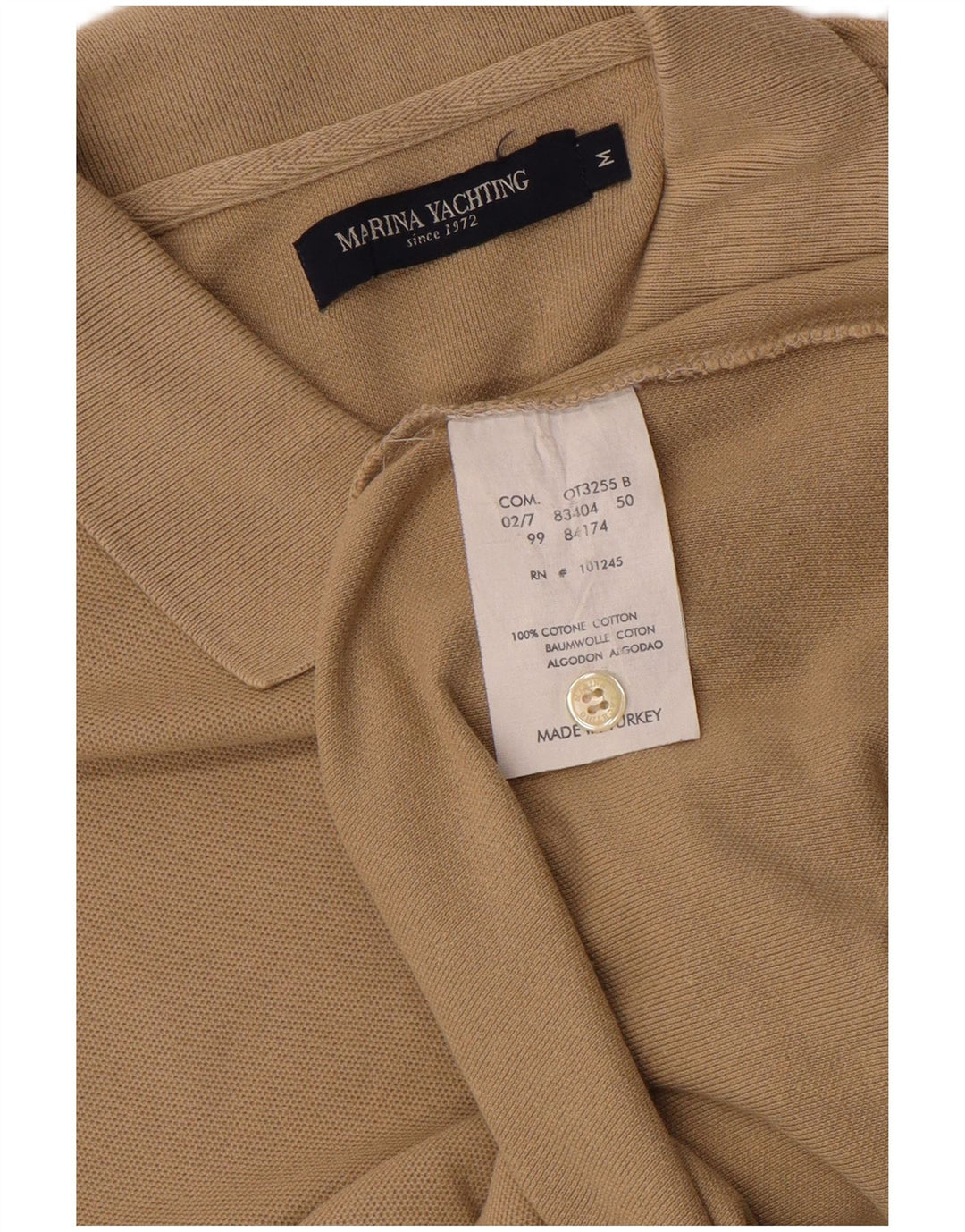 Marina Yachting Herre poloshirt Medium Beige Bomuld