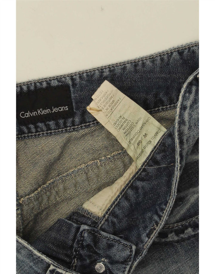 Calvin Klein denimshorts til kvinder W30 Mellemblå bomuld
