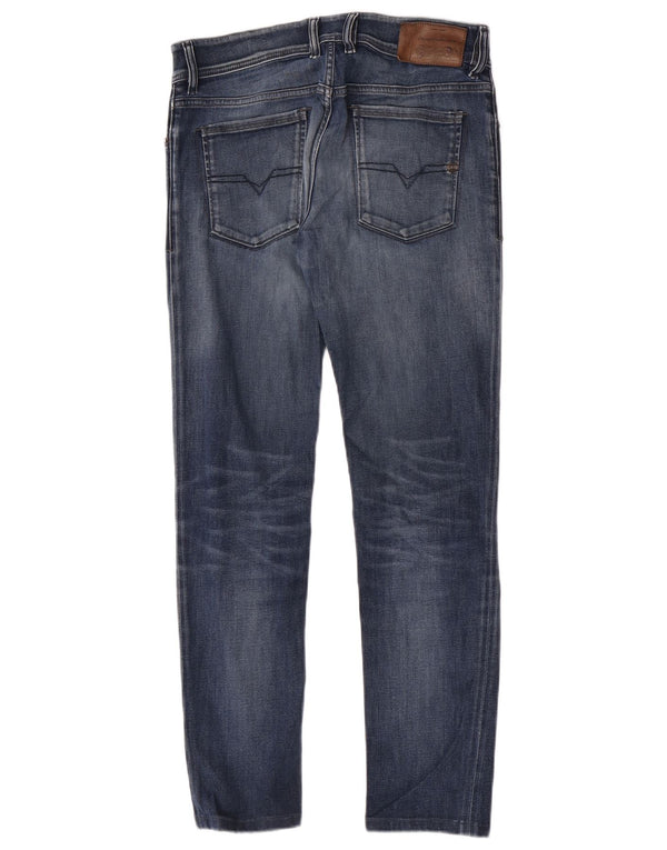 Diesel Dame Sleenker Slim Fit Skinny Jeans W28 L28 Blå Bomuld