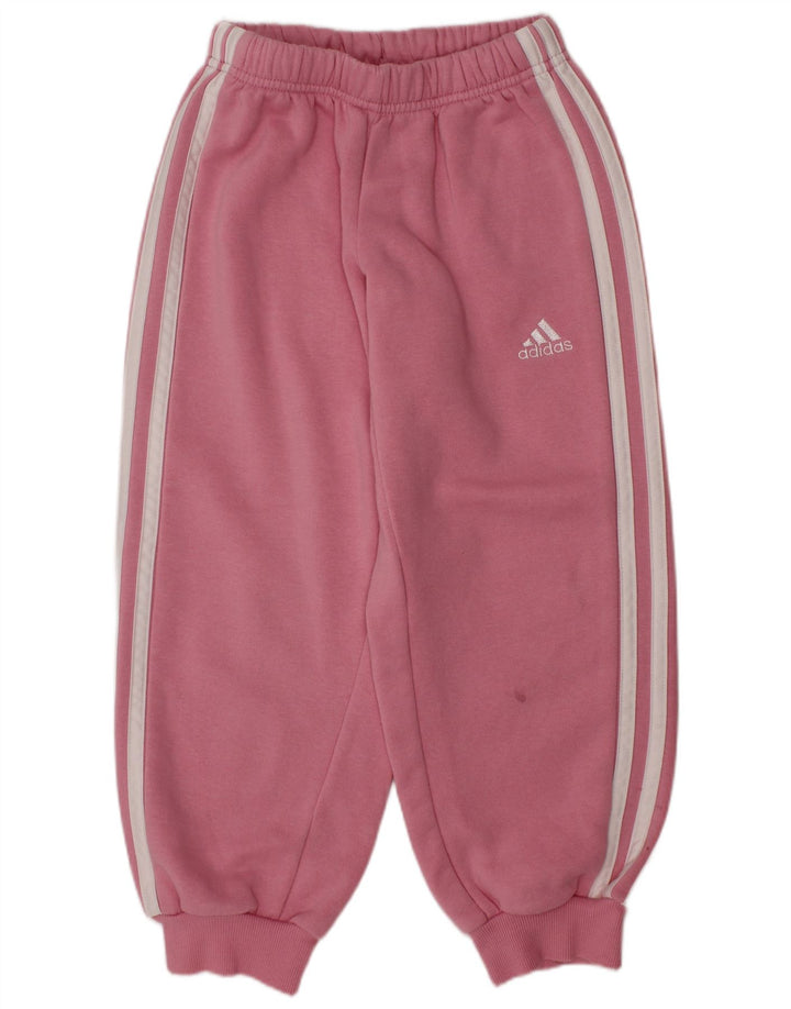 ADIDAS træningsdragt til piger Joggers 5-6 år Pink Bomuld