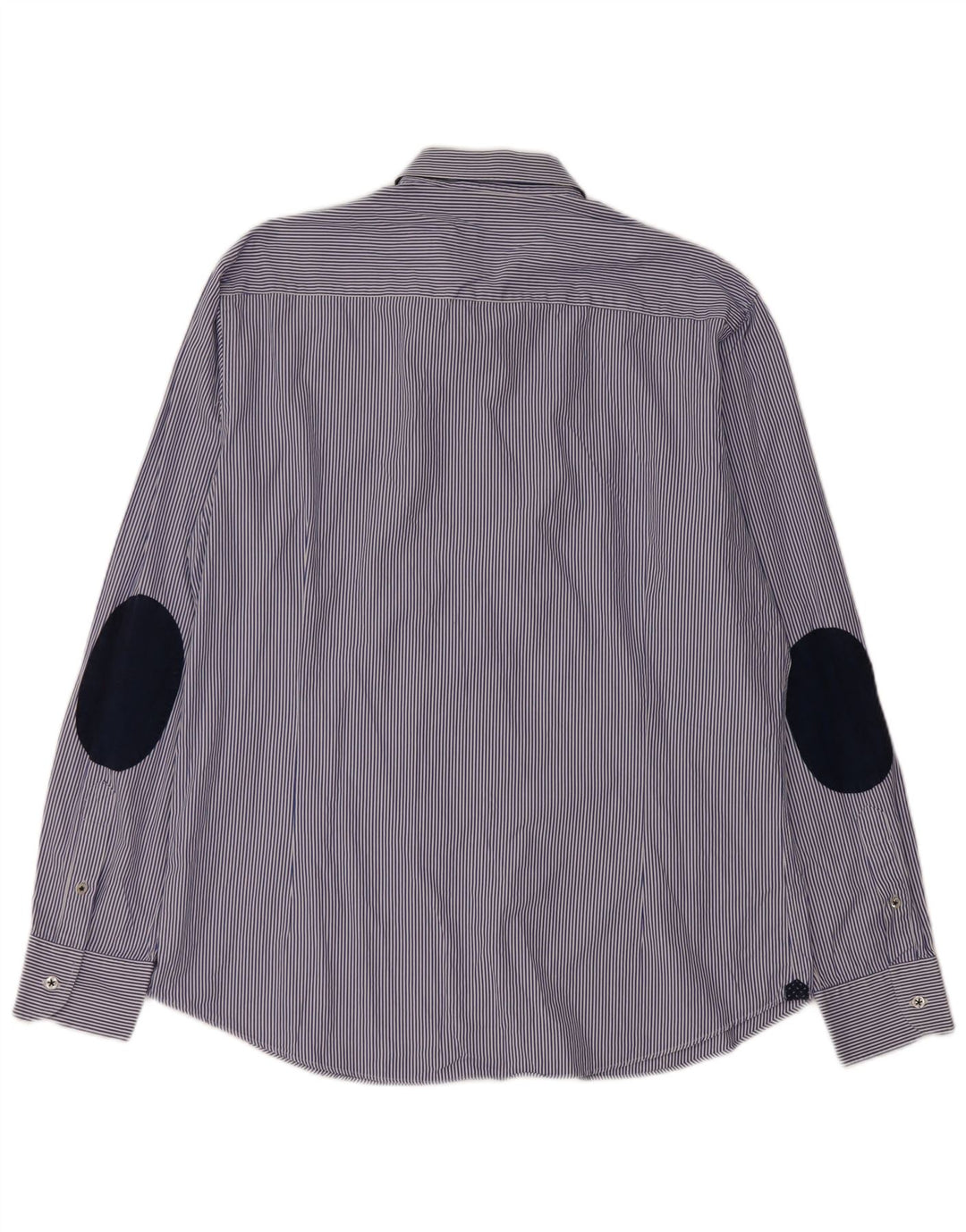 MASSIMO DUTTI Herreskjorte XL Blå nålestribet