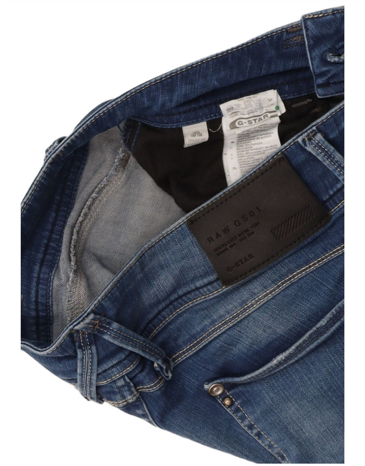 G-STAR Womens Slim Jeans W32 L30 Blue Cotton