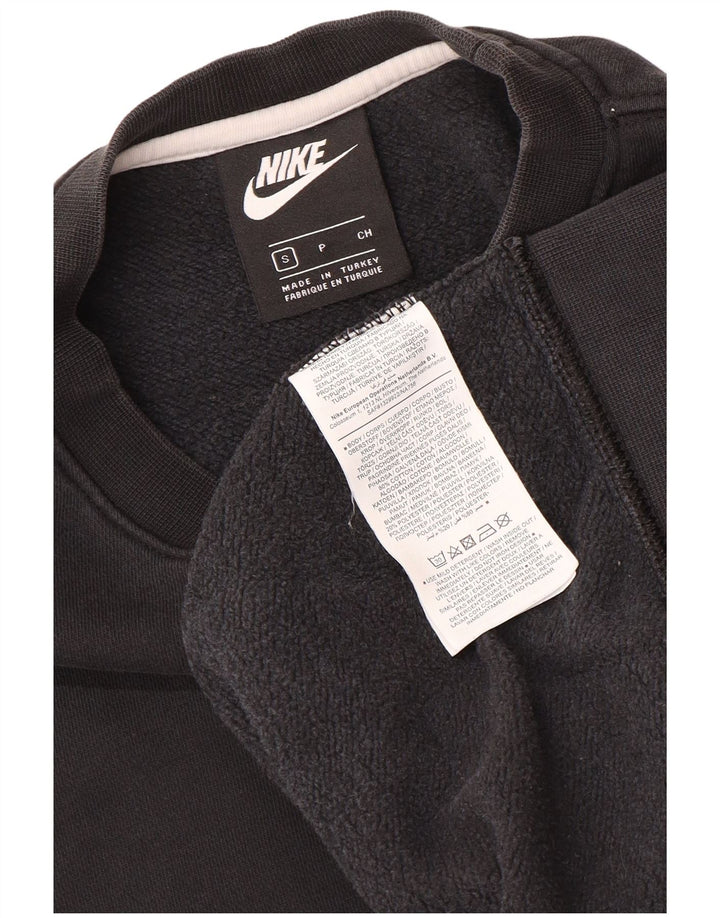 NIKE Loose Fit Sweatshirt Jumper lille sort bomuld