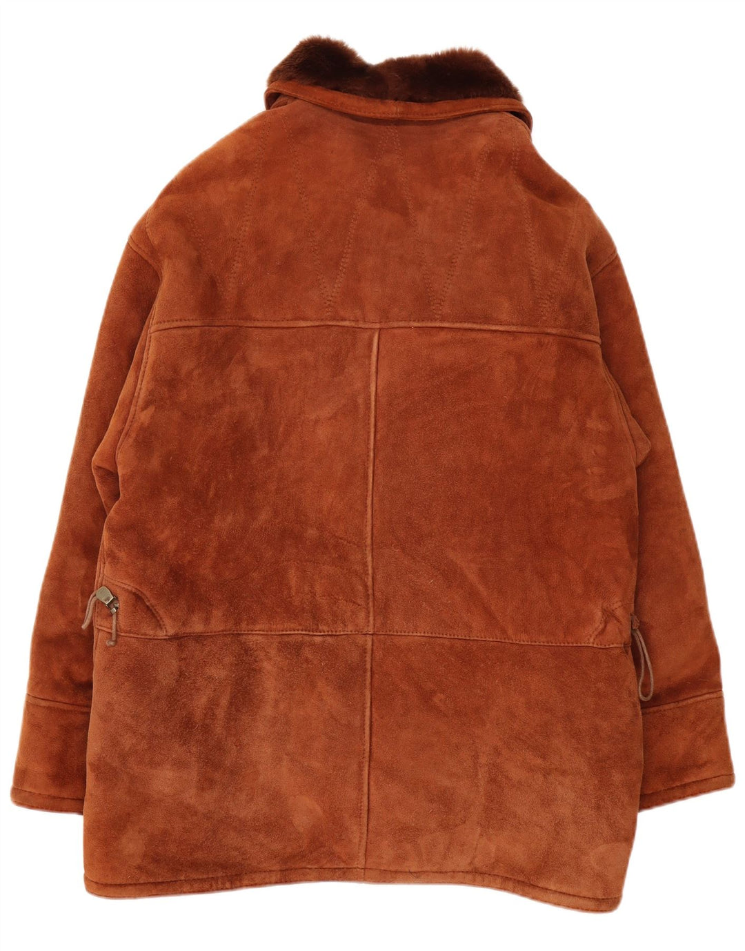 Vintage Herre Shearling Jacket UK 40 Large Brown Shearling
