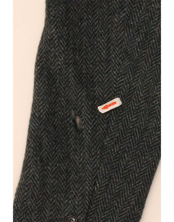 Harris Tweed Herre 2 Button Blazer Jacket IT 54 2XL Grøn sildeben