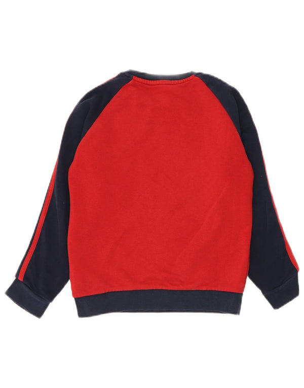 Adidas Boys Arsenal Graphic Sweatshirt Jumper 9-10 år Rød Colourblock