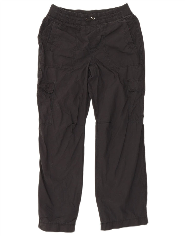 Dkny Dame Straight Cargo Bukser Small W29 L29 Sort Bomuld