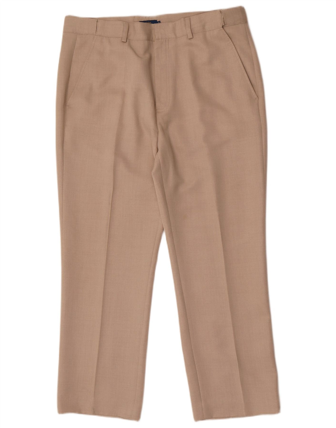 Bomuldshandlere med lige jakkesæt til mænd W36 L28 Beige polyester