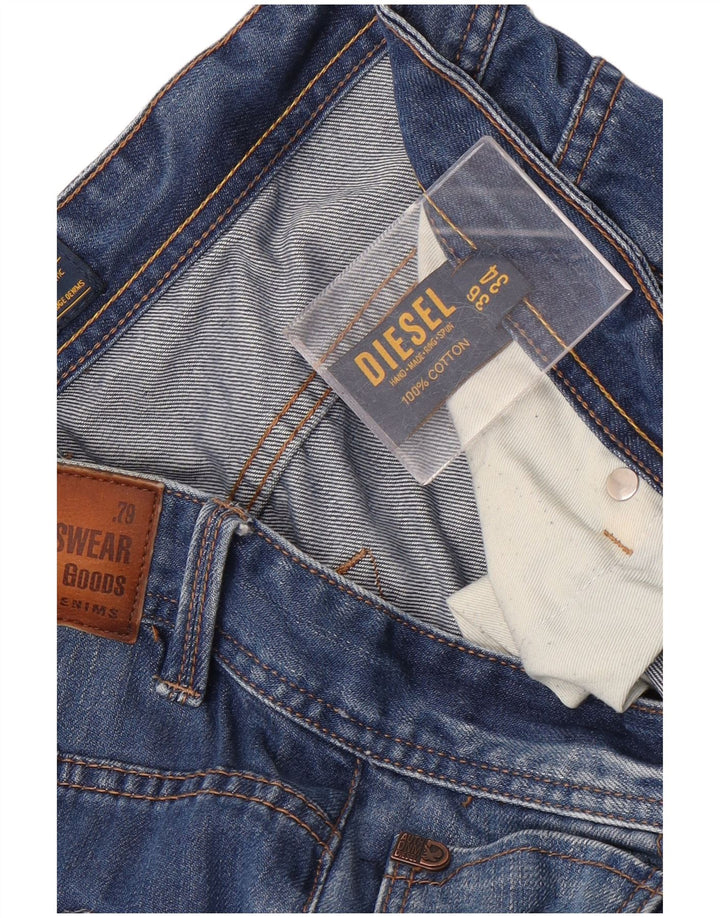 Diesel Herre Dexter Bootcut Jeans W36 L34 Blå Bomuld