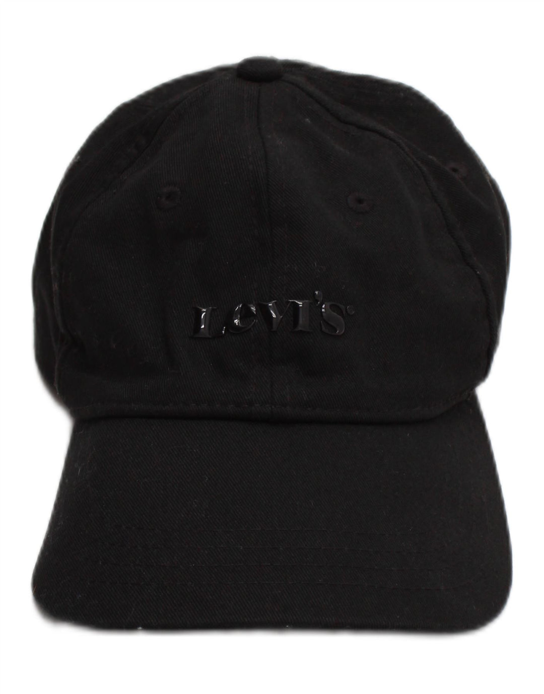 LEVI'S Womens Baseball Cap One Size Black Classic