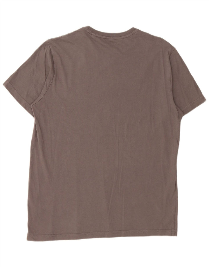 JACK WILLS Herre Classic Fit Grafisk T-Shirt Top Medium Grå