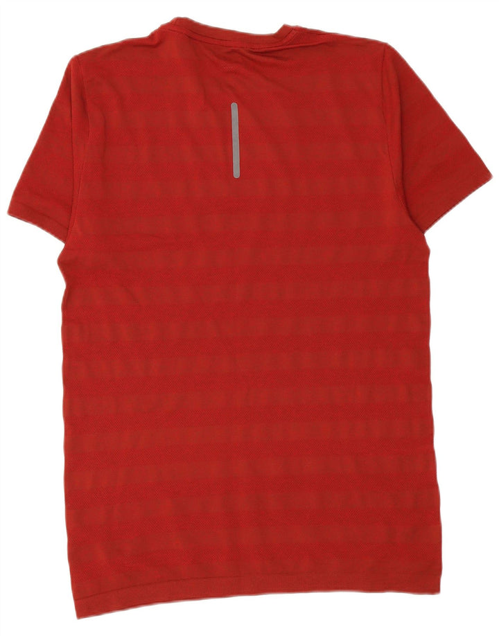 ASICS Herre T-Shirt Top Medium Rød Stribet