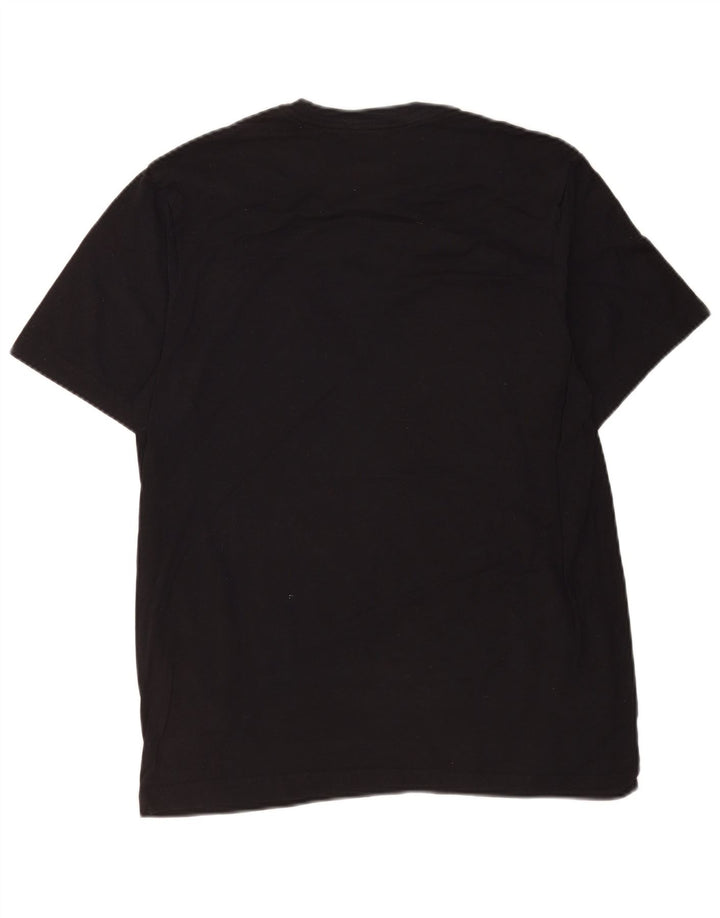 Nike Herre grafisk T-shirt Top Medium Sort Bomuld