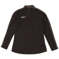 Nike Dame Dri Fit Pullover Træningsdragt Top UK 10 Small Black Colourblock