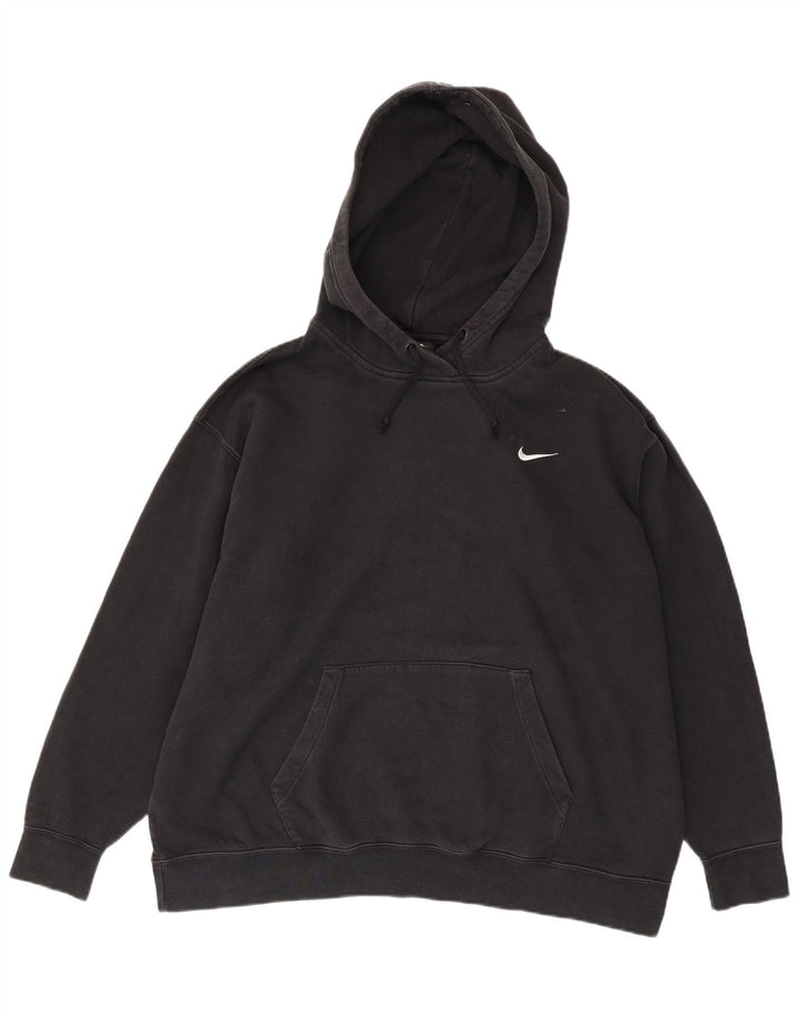 Nike hættetrøje til mænd 2XL sort bomuld