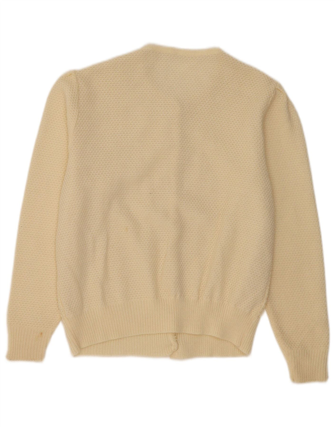 Vintage dame cardigan sweater UK 14 Medium Beige