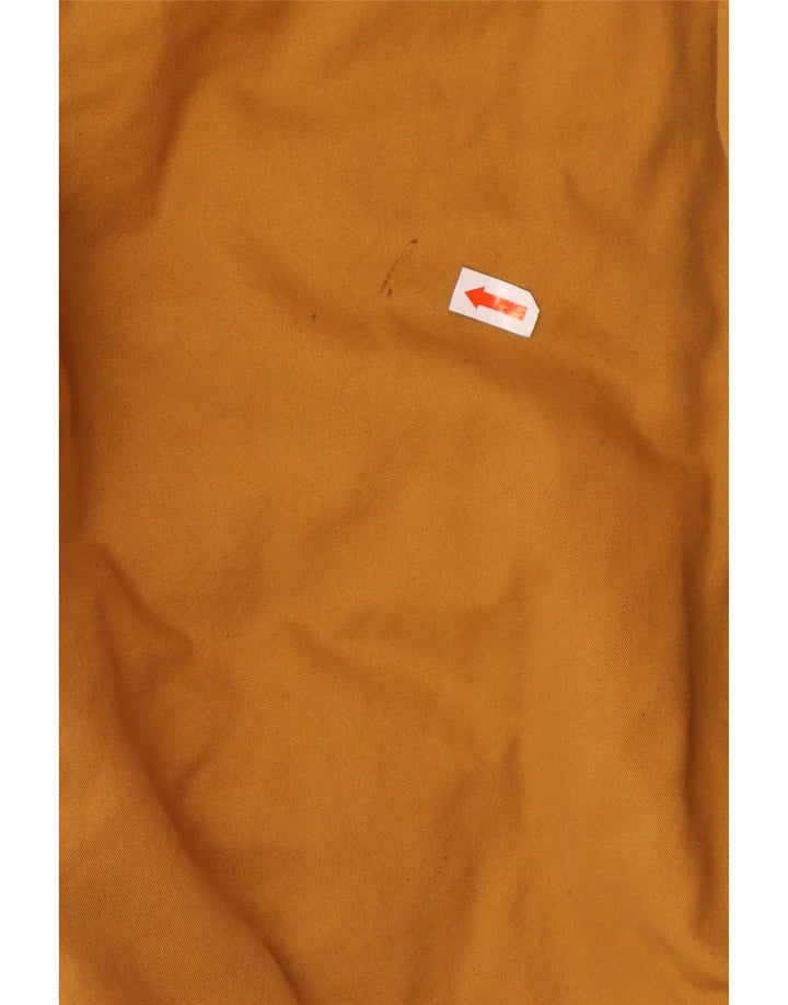 VINTAGE Dame Oversized Windbreaker Jacket IT 42 Medium Brun Bomuld