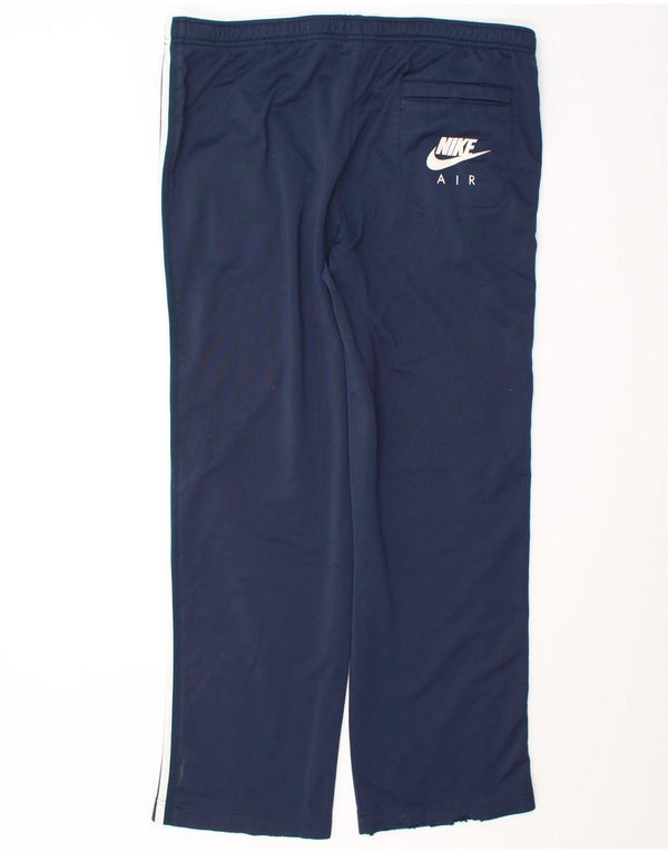 Nike Air Tracksuit Bukser til mænd UK 34/36 Large Navy Blue Polyester