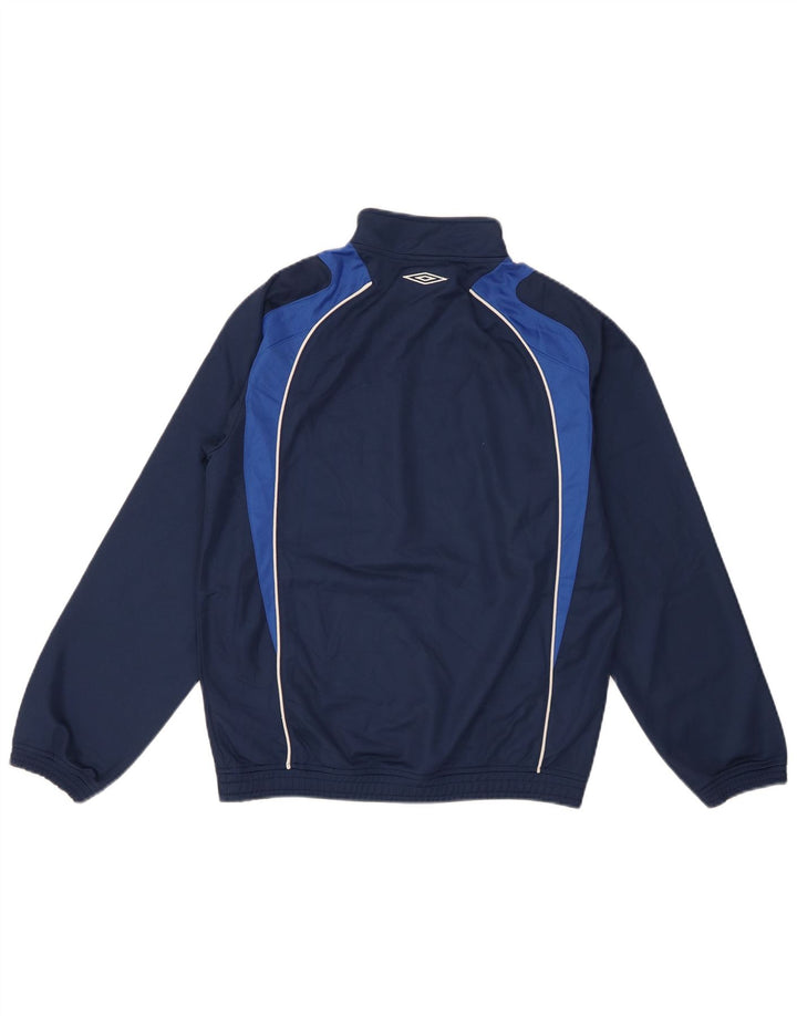 Umbro Boys Graphic Sweatshirt Jumper 12-13 År Large Navy Blue