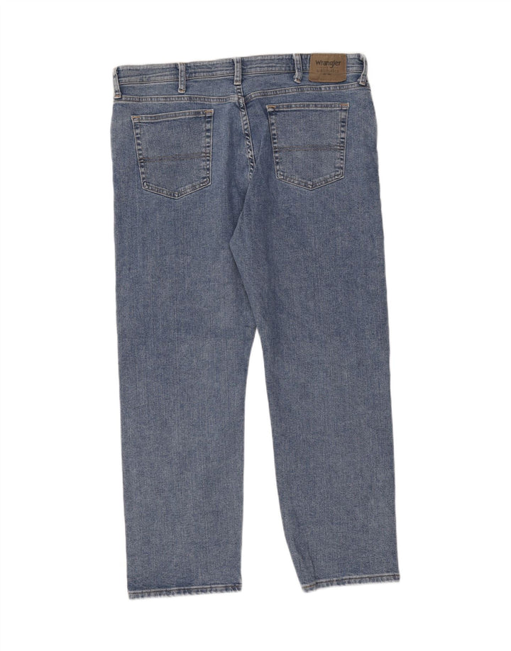 Wrangler Straight Jeans til mænd W38 L30 blå bomuld