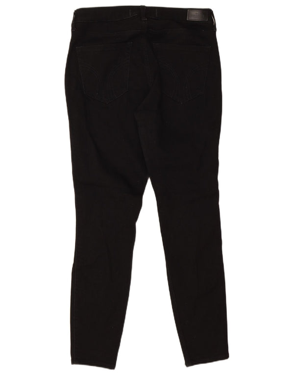 Hollister Herre Højtalje Super Skinny Jeans US 12 Large W31 L29 Sort