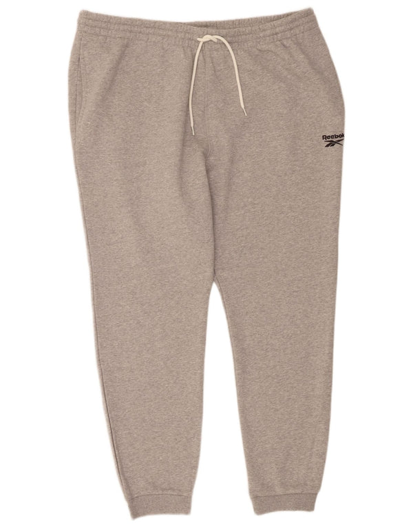 Reebok Træningsdragt til mænd Joggers 2XL Grå Flecked Bomuld