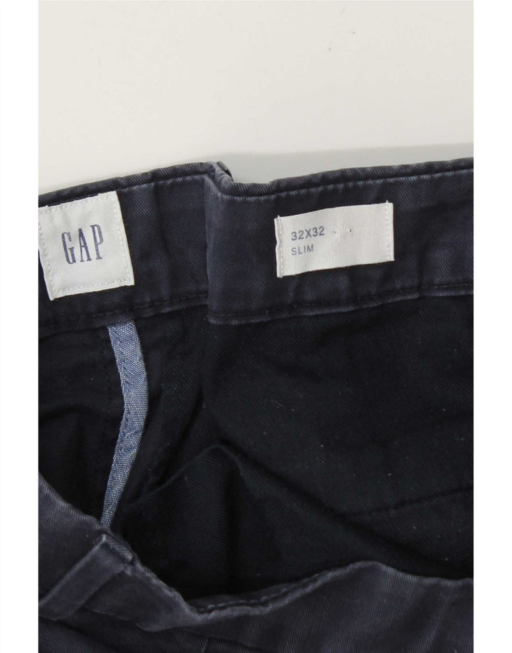 Gap Herre Slim Chino Bukser W32 L32 Marineblå