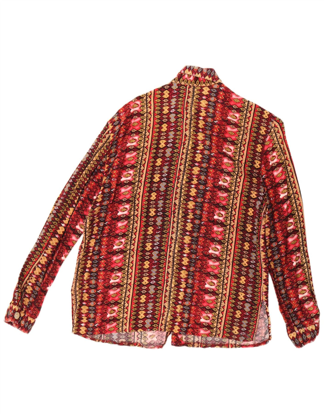 Vintage Dame Loose Fit skjorte EU 40 Medium Flerfarvet Geometrisk