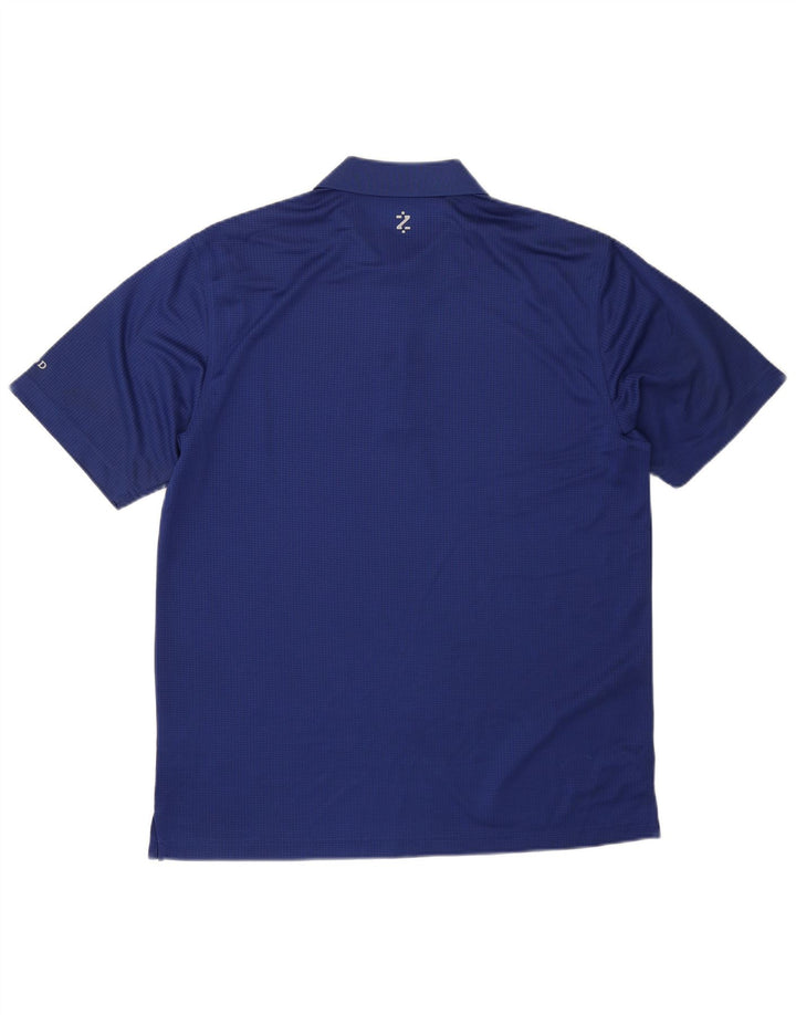 Izod Polo Shirt til mænd mellemblå polyester