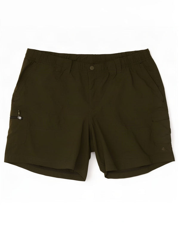Columbia Mens Cargo Shorts Medium W32 Green Polyester
